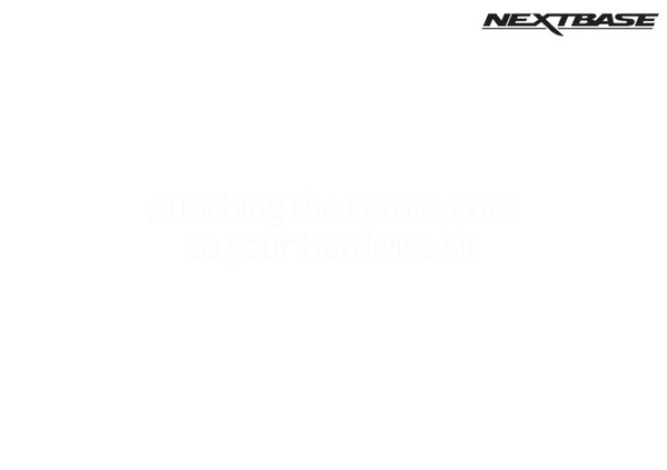 Ferrite Core DAB Interference Suppressor Magnet - Nextbase Parts
