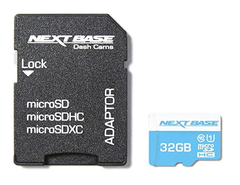 32GB U1 Nextbase Micro SD Card and Adapter for Series 1